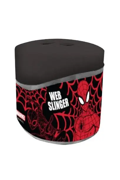 Afiadeira Dupla c/ Depósito Preta "With Great Power" - Spiderman