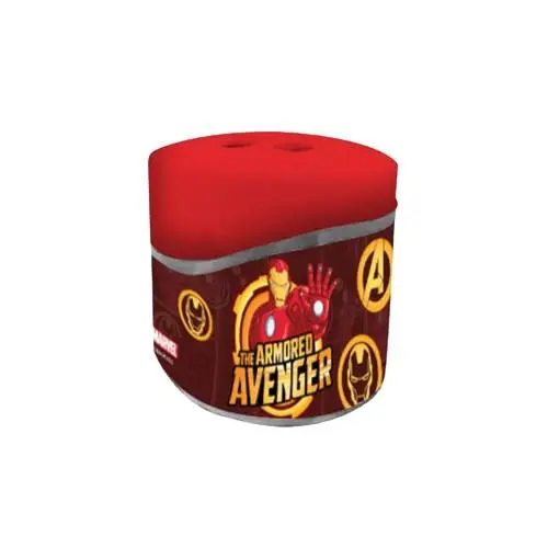Afiadeira Dupla c/ Depósito Vermelha Iron Man - Avengers