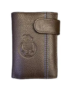 Porta Cartões com Ejeto em Pele- Castanho FCP