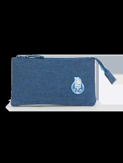 Estojo Triplo C/ Emblema em Branco - FCP