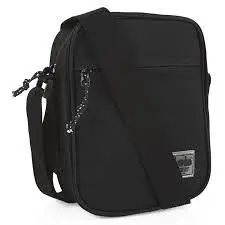 Bolsa Traçar Preta 2 Fechos Pequena "Milo" - Lois
