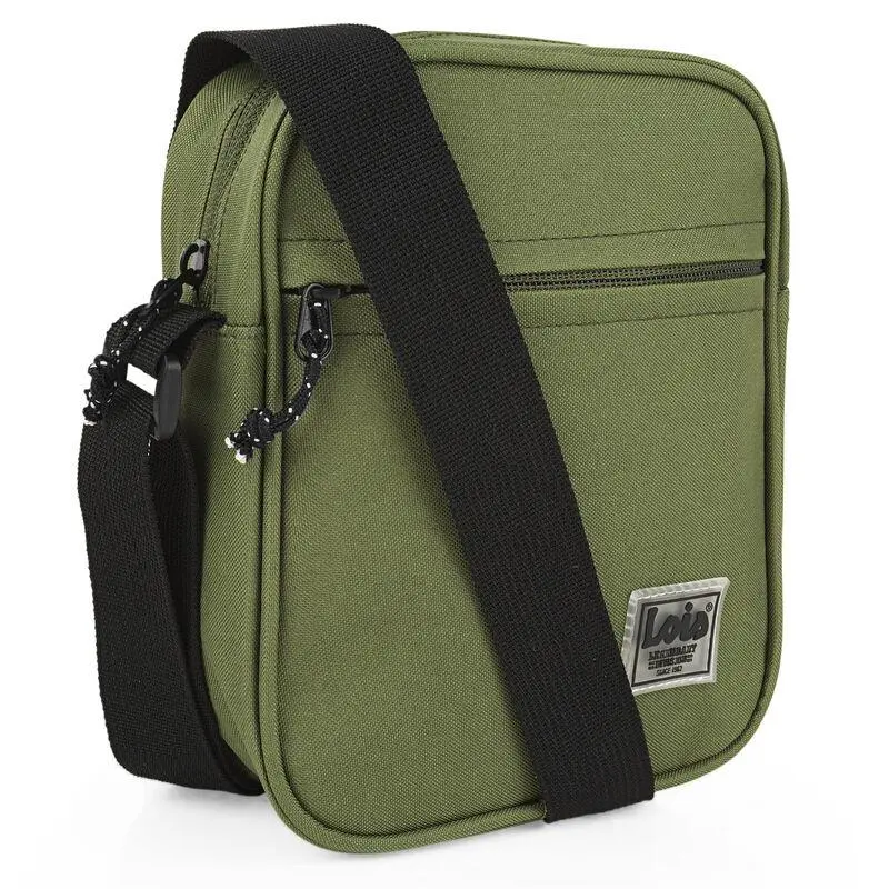 Bolsa Traçar Verde 2 Fechos Pequena "Milo" - Lois