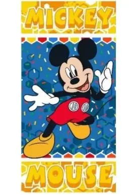 Toalha de Praia Azul Mickey em Microfibra 70x140cm - Mickey