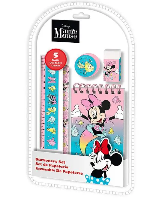 Set Escolar 5 Peças "Mermaid" - Minnie