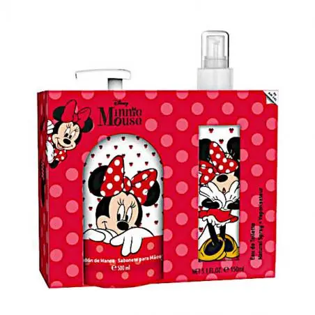Conjunto Perfume Spray & Sabonete Minnie 500ml