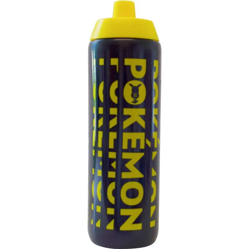 Garrafa Plástica 700ml Preta e Amarela - Pokemon