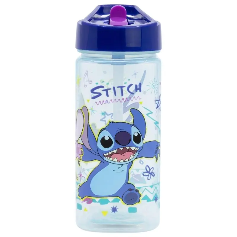 Stitch - Garrafa Transparente 510 ml Drawing