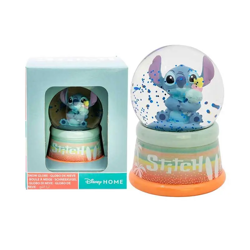 Globo de Neve Stitch 10cm Em Caixa - Lilo & Stitch