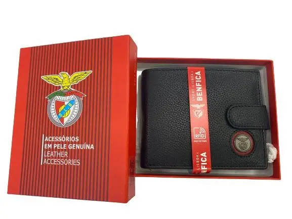 Carteira de documentos preta c/presilha - SLB
