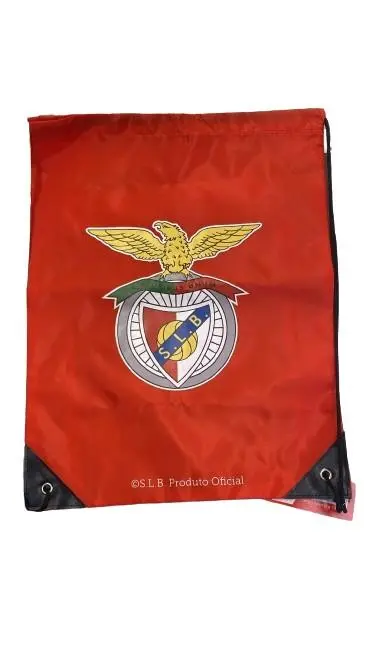 Saco de Cordões Vermelho c/ Logo "Sport Lisboa e Benfica" - SLB