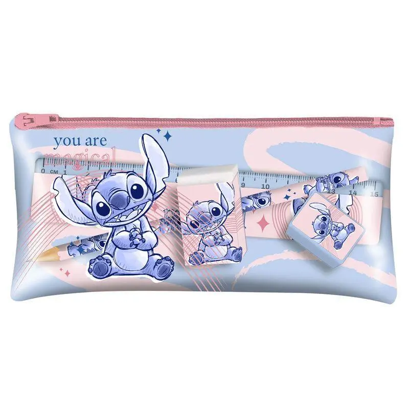 Conjunto Escolar Transparente "You Are Magical" - Lilo & Stitch
