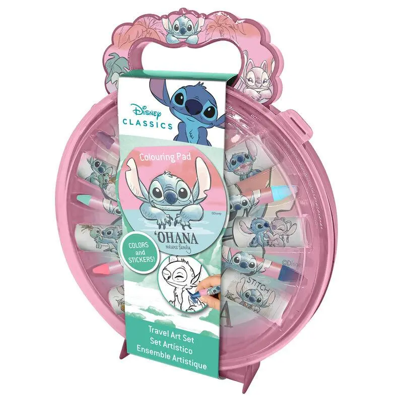 Set Criativo de Viagem Para Colorir  Ohana - Lilo & Stitch