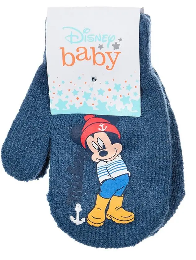 Luvas de Bebé Azul Marinheiro (TU) - Mickey
