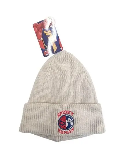 Gorro de Lã Bege Logo Spidey Human T52 - Spiderman