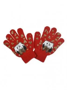 Luvas - Vermelho "Minnie a Fazer Coração com as Mãos" (TU) - Minnie