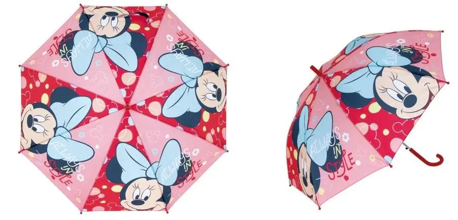 Guarda-Chuva Automático Minnie 48cm Rosa - Minnie