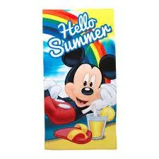 Toalha de Praia Mickey "Hello Summer"