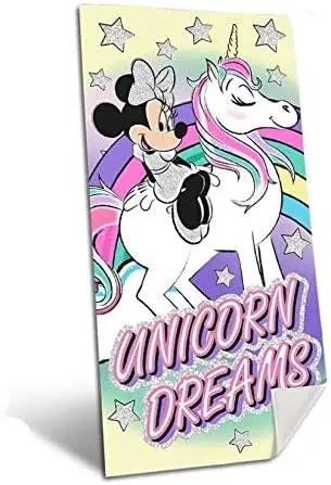 Toalha de Praia Minnie "Unicorn Dreams"