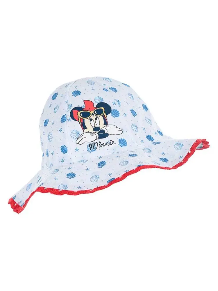 Panamá Branco e Vermelho com Conchas (48) - Minnie