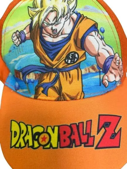 Boné Laranja com Goku Super Saiyan (52) - Dragon Ball