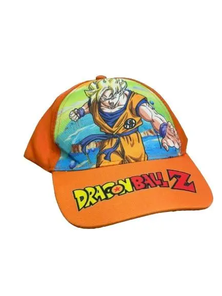 Boné Laranja com Goku Super Saiyan (54) - Dragon Ball