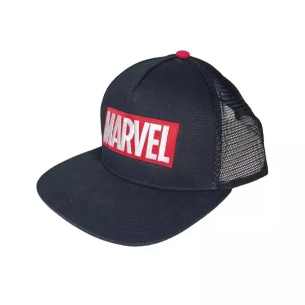 Boné CAP Preto com Rede e BD na Pala Inferior (TU) - Marvel