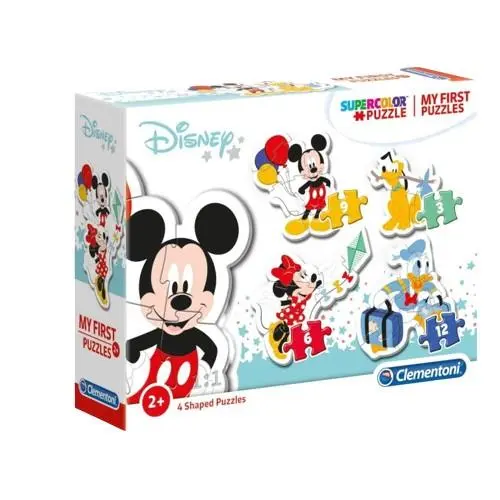O Meu Primeiro Puzzle Mickey e Amigos (3, 6, 9 e 12 pcs) - Clementoni