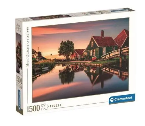 Puzzle Zaanse Schans (1500 pcs) - Clementoni