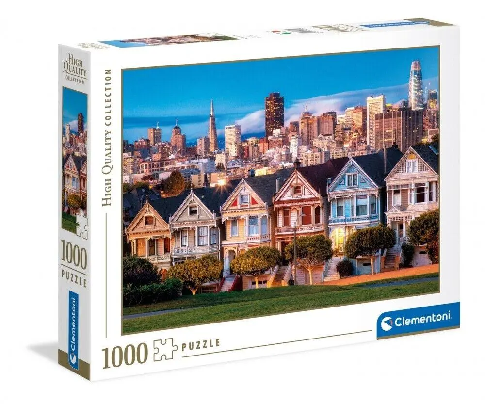 Puzzle 1000 pçs - Painted Ladies de São Francisco
