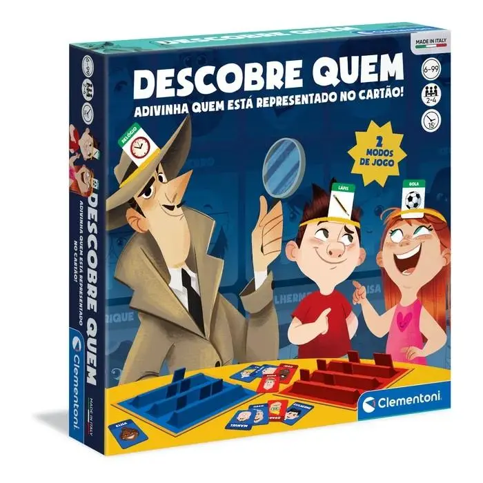 Jogos de Tabuleiro - Descobre Quem - Clementoni