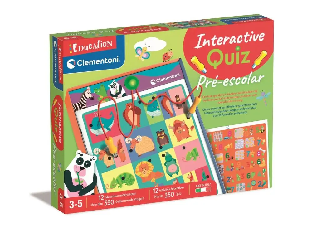 Jogos Educativos - Quiz Pré-Escolar - Clementoni