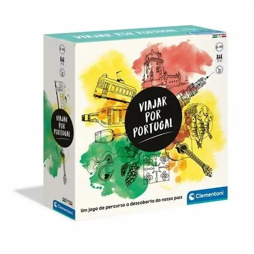 Clementoni - Jogos de Tabuleiro - Viajar por Portugal
