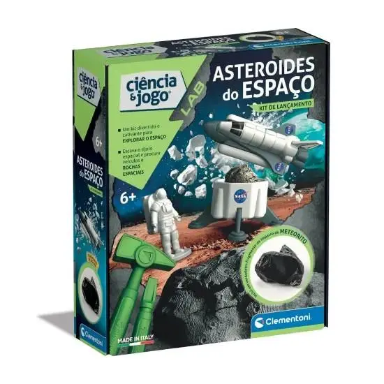 Ciência e Jogo - Kit de Lançamento, Asteroides do Espaço - Clementoni