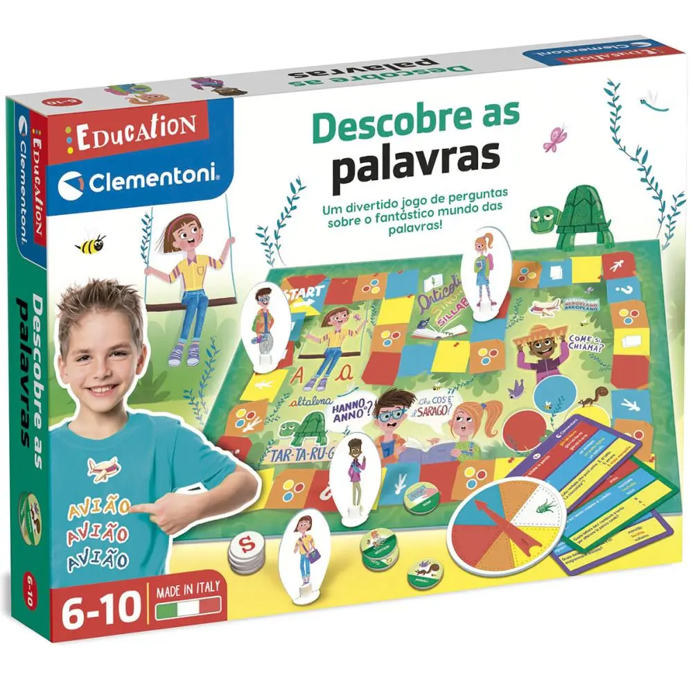 Jogos Educativos - Descobre as Palavras - Clementoni
