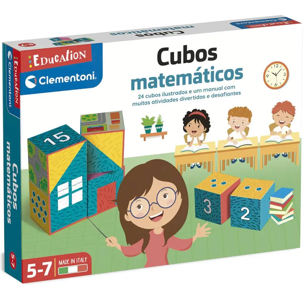 Jogos Educativos - Cubos Matemáticos - Clementoni