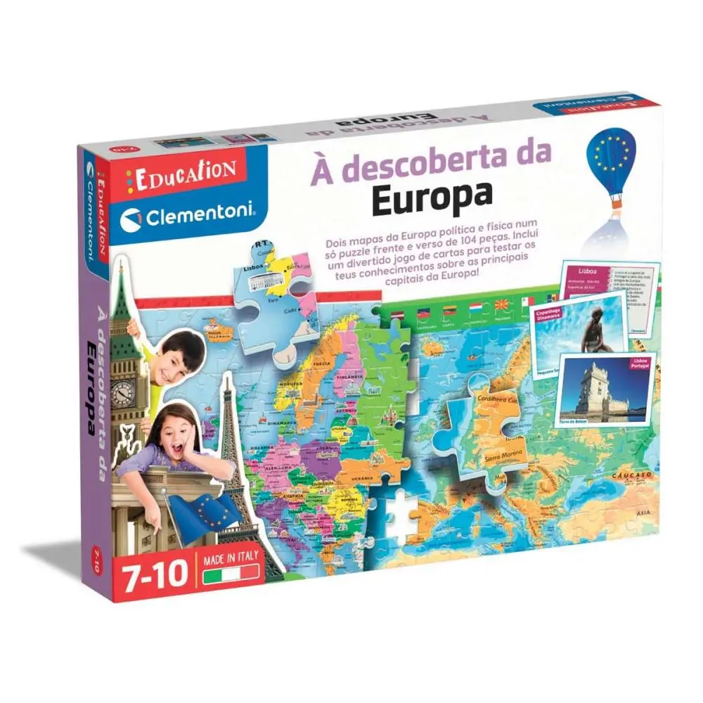 Jogos Educativos - À Descoberta da Europa (Puzzle) - Clementoni