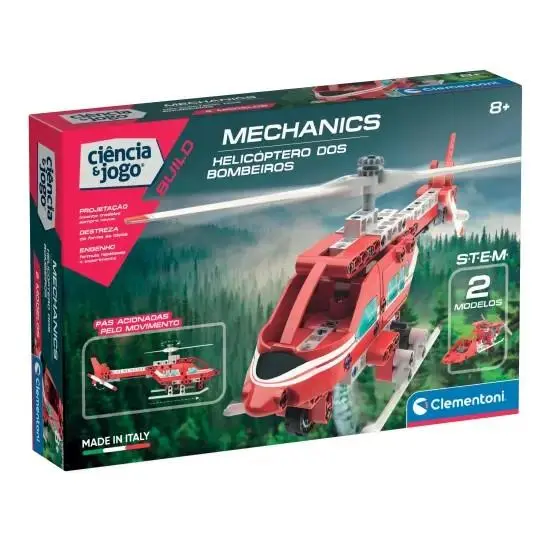 Laboratório de Mecânica - Helicóptero de Bombeiros - Clementoni