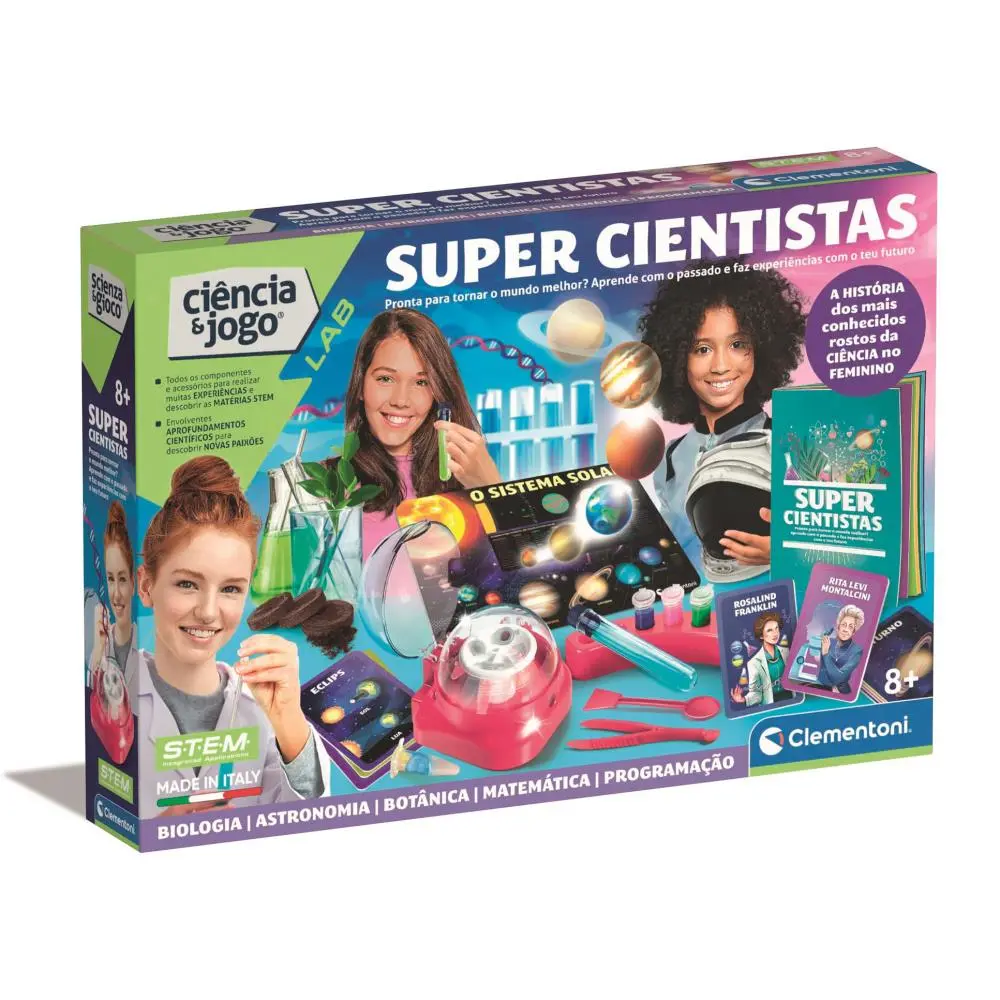 Ciência e Jogo - Super Cientistas - Clementoni
