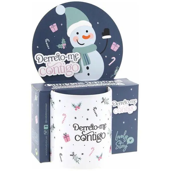 Caneca Natal "Derreto-me Contigo" - Lovely Story