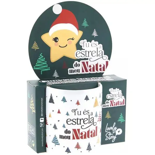 Caneca Natal "Tu És a Estrela do Meu Natal" - Lovely Story