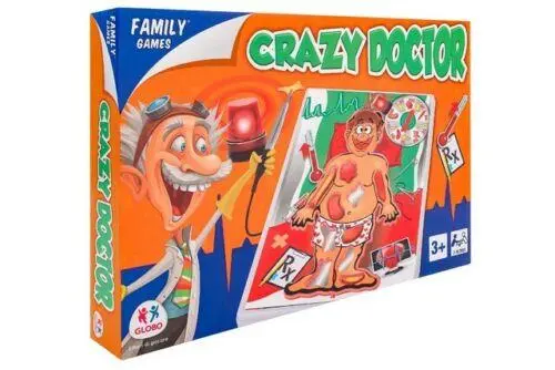 Jogo de Tabuleiro Operação Crazy Doctor - Family Games