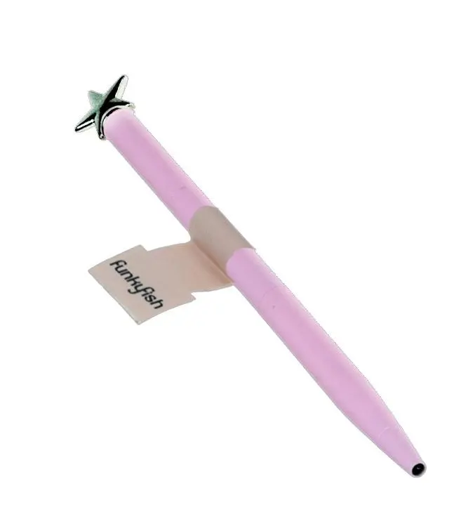Caneta Rosa c/ Estrela - Funky Fish