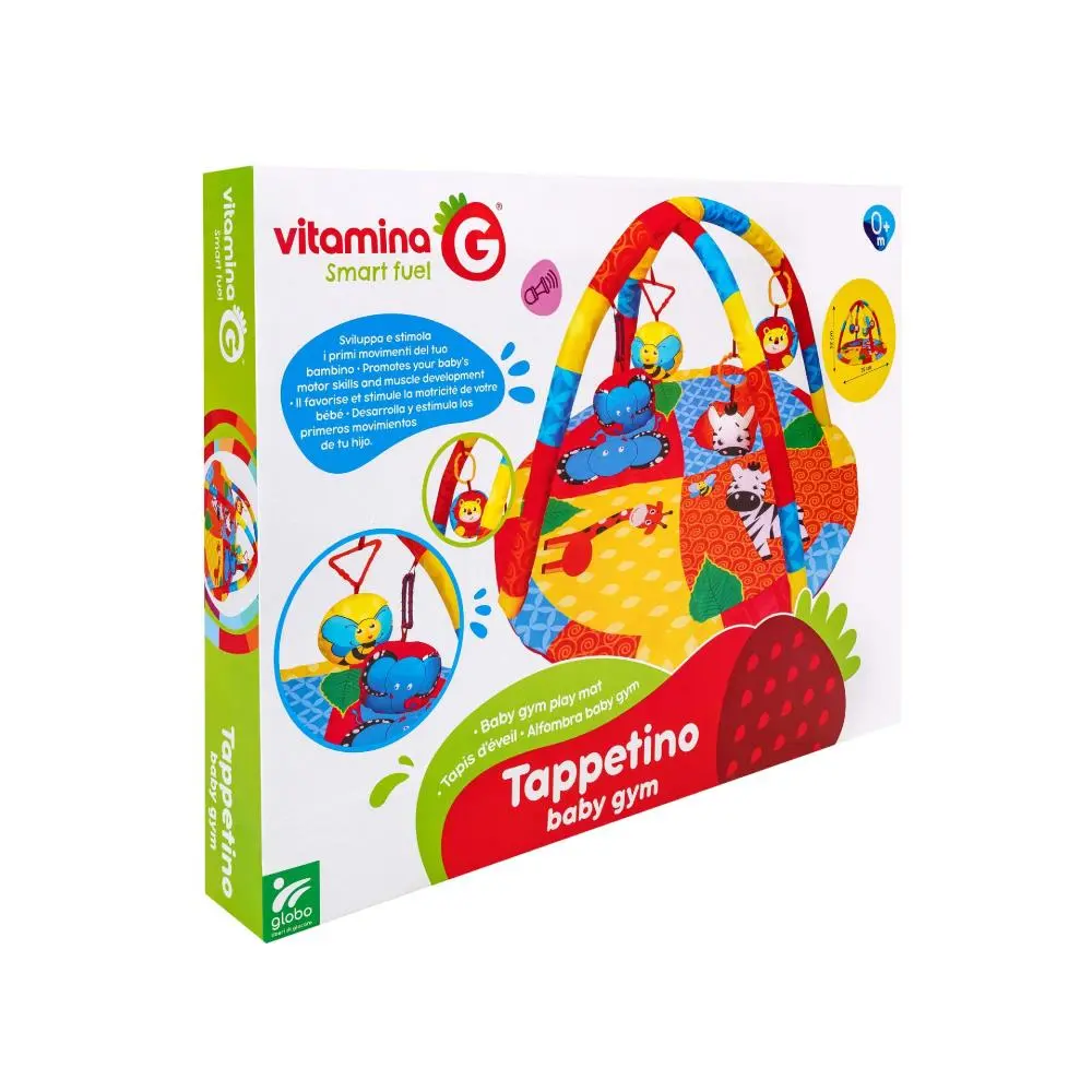 Ginásio Atividades com Tapete e Pendentes - Vitamina - Globo