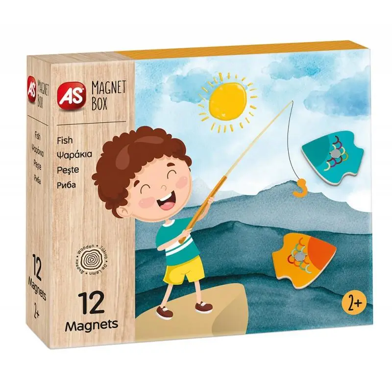 Jogo Magnet Box Madeira Jogo de Pesca Íman