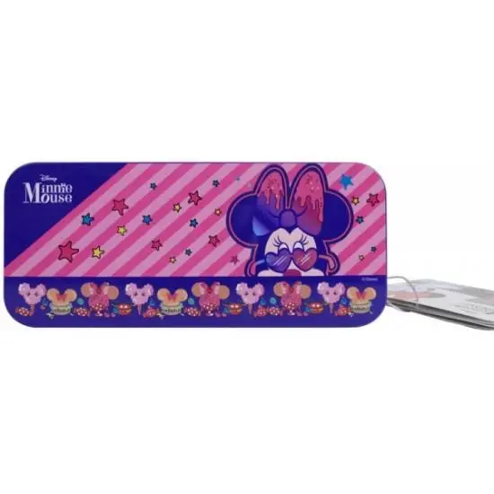 Lata Minnie de Maquilhagem Metálica 3 Vernizes
