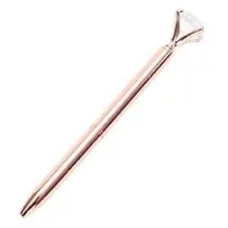 Caneta Rosa Funky Fish c/ Diamante Good Vibes