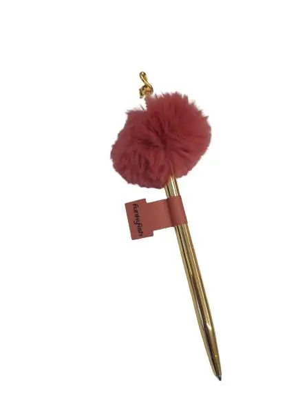 Esferográfica Pompom Rosa Escuro e Flamingo "You Glow Girl" - Funky Fish