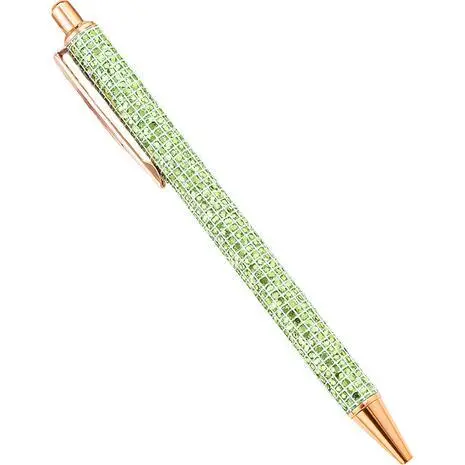 Caneta Verde com Brilhantes "Babe" - Funky Fish