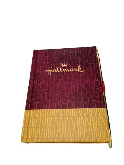 Caderno A6 c/ Caneta Dourada - Hallmark