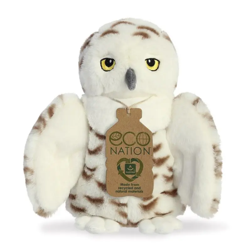 Peluche Coruja da Neve Eco Nation